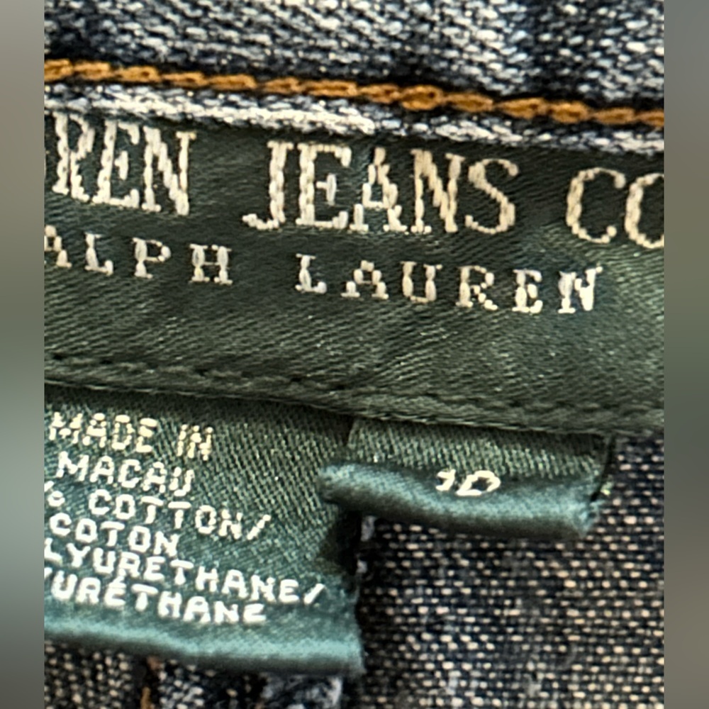 Lauren Jeans Co. Ralph Lauren Denim Wide Leg Jeans Women's Size 10 - Picture 8 of 14